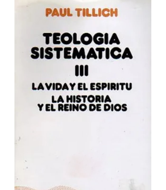 teologia sistematica TILLICH 3