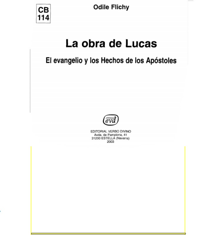 La Obra de Lucas el Evangelio de Lucas