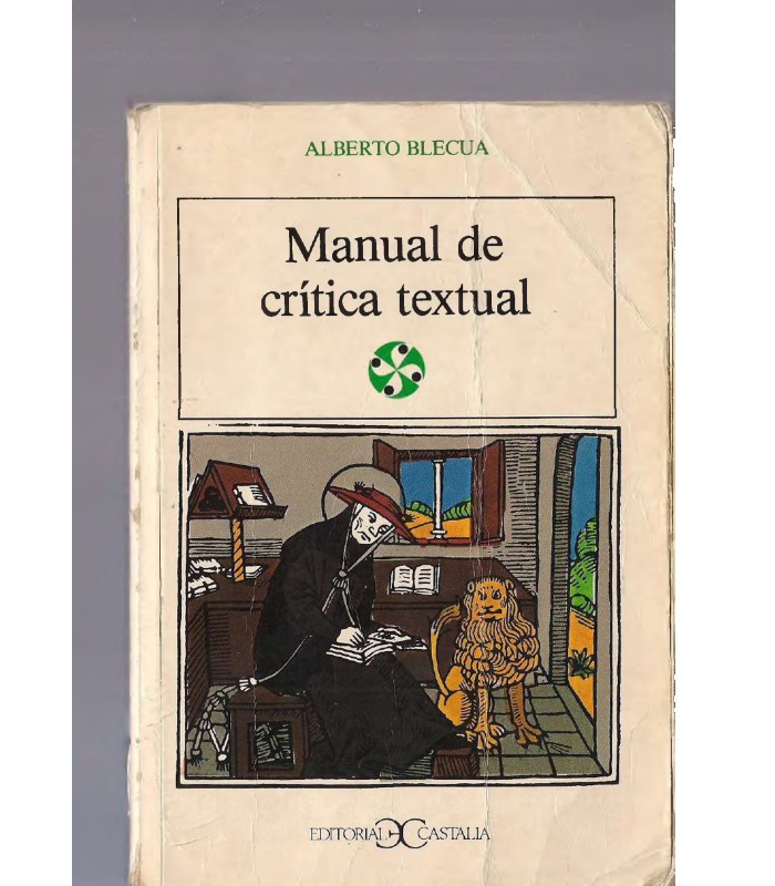 Manual de critica textual