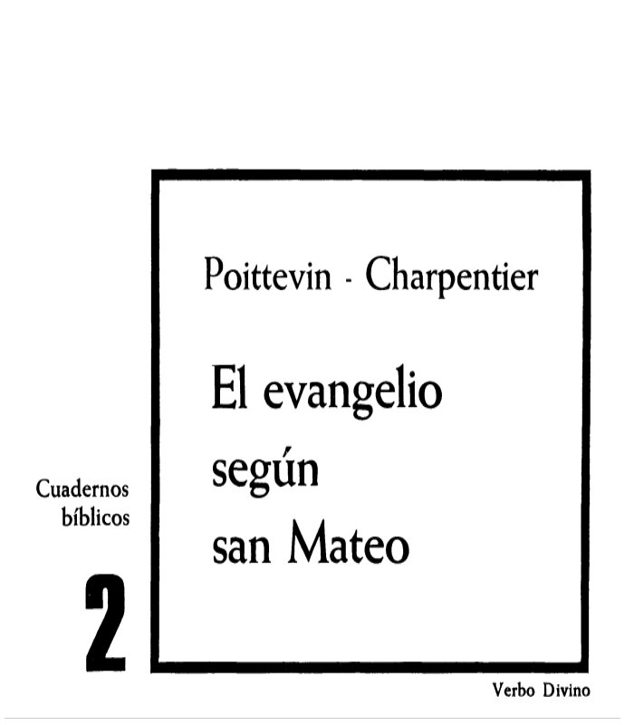 El Evangelio segun san Mateo