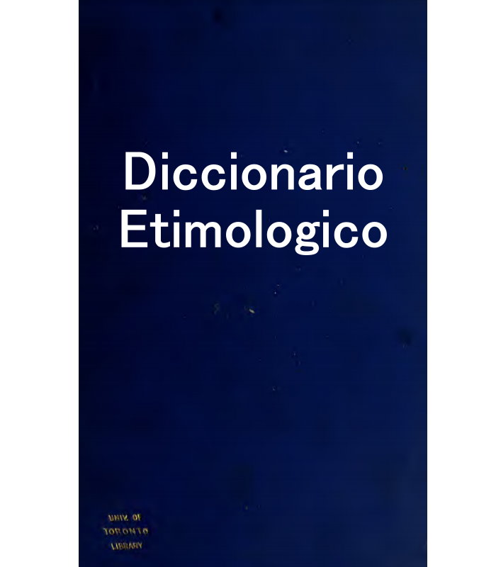 diccionario etimologico 1