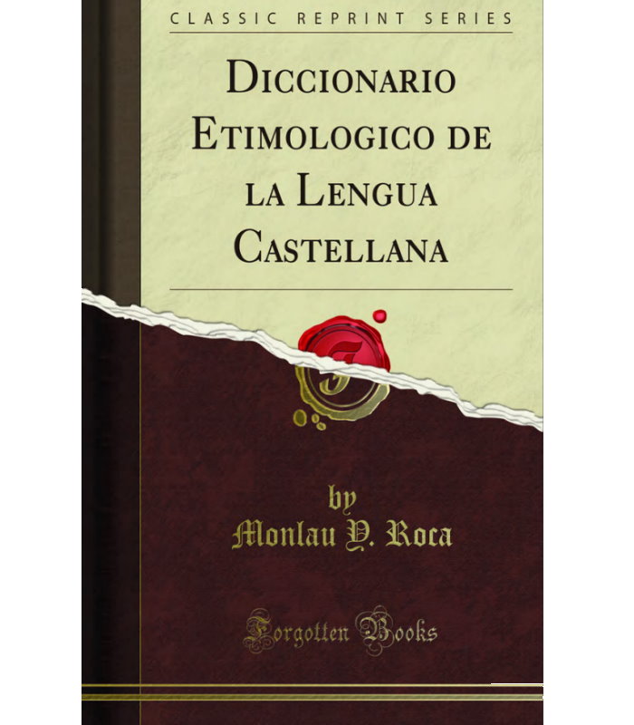 diccionario etimologico de la lengua castellana