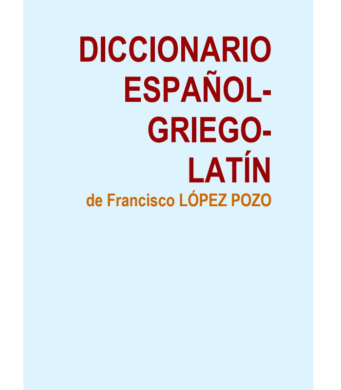 diccionario griego español latin