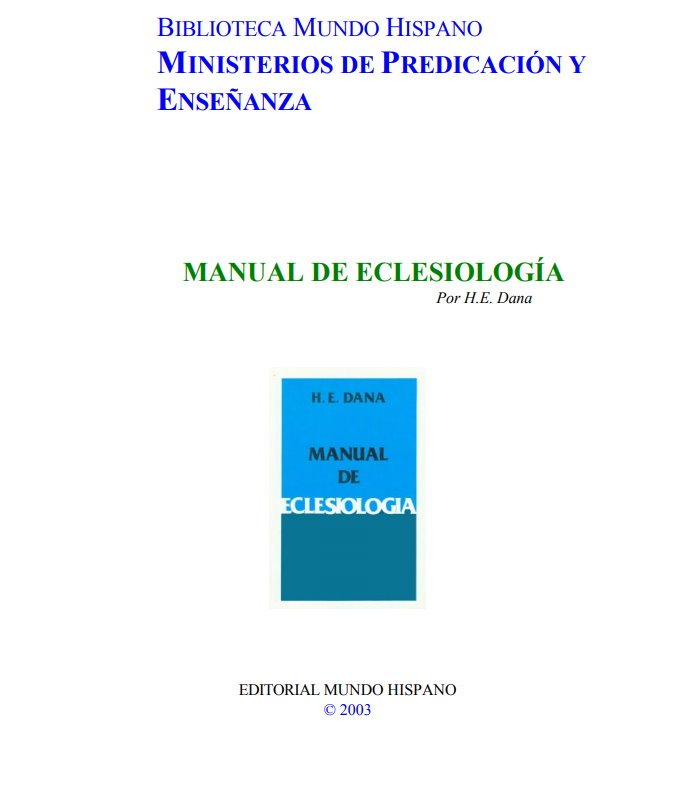 manual de eclesiologia